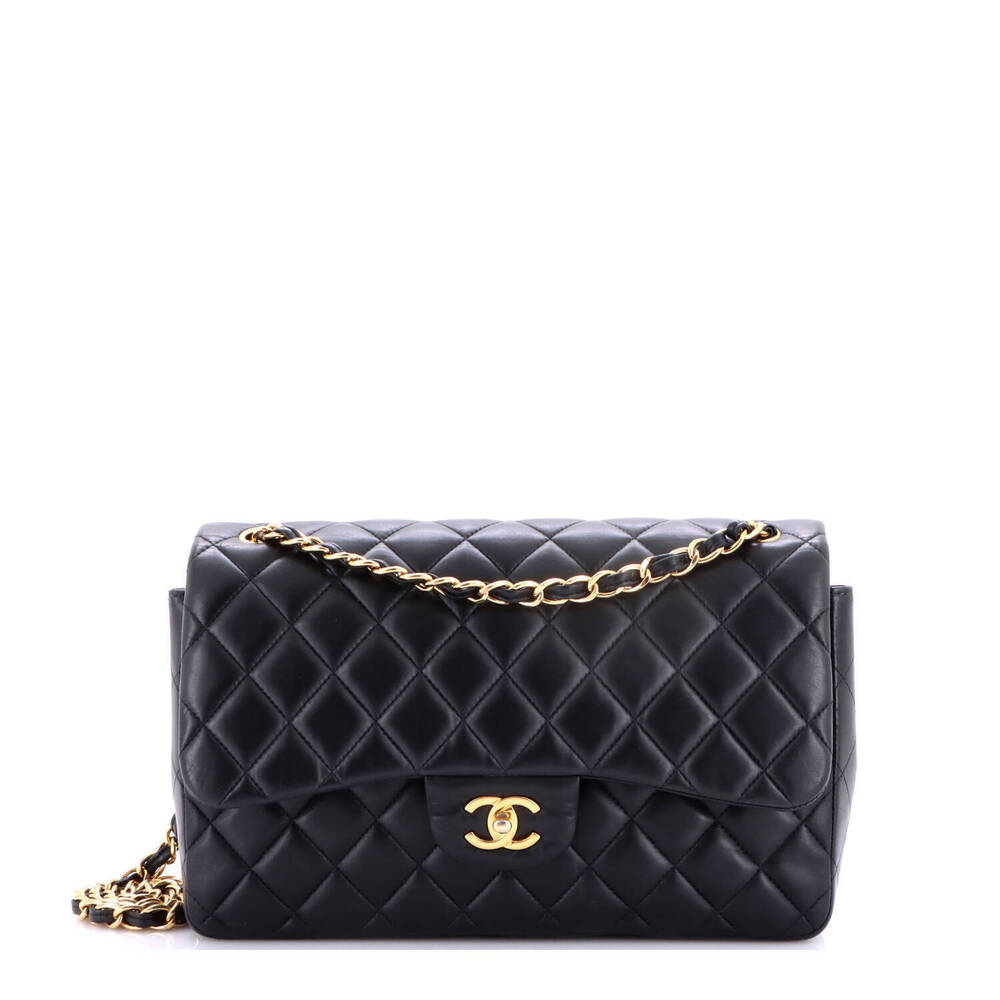 Chanel Jumbo Classic Double Flap Bag Quilted Lambskin